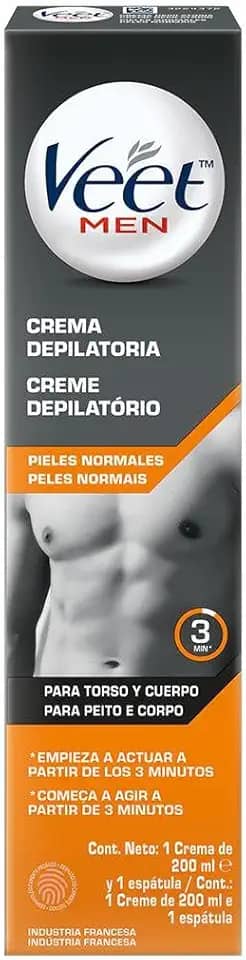 Creme Depilatório Corporal Veet For Men - 180ml, Veet, 180ml