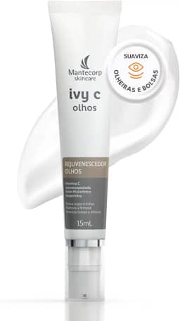 Creme Rejuvenescedor Olhos Ivy C Skincare - 15g - Ação Hidratante - Auxilia na Redução de Linhas Finas e Olheiras - Mantecorp