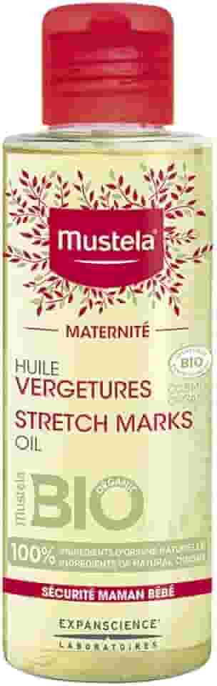 Mustela Maternité Óleo Estrias 105 Ml - Previne Estrias Com Ação Hidratante Aumenta A Elasticidade E Acalma A Sensação De Coceira -100% Natural - Gravidez E Pós-Parto