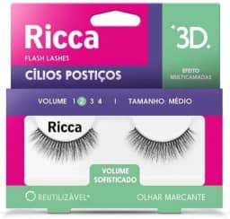 RICCA CÍLIOS 3D VOL. 02 MÉDIO - 403