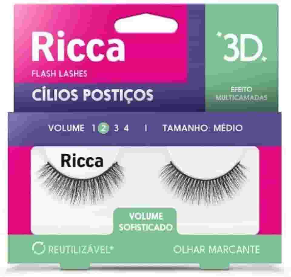 RICCA CÍLIOS 3D VOL. 02 MÉDIO - 403