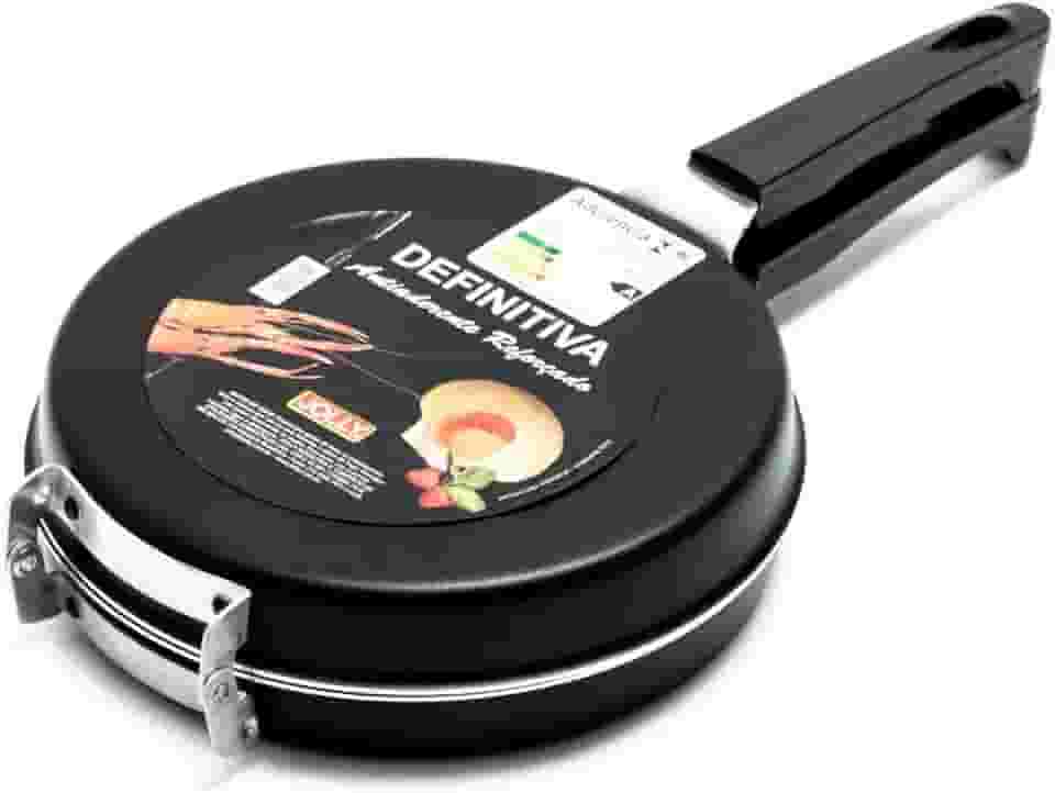 Omeleteira em Alumínio com Dobradiça Exclusiva 18 cm Antiaderente - 18 X 2,8 cm, Jolly