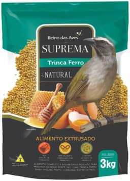 Suprema Trinca Ferro Extrusada 3kg - Reino Das Aves