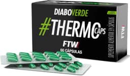 FTW Termogênico ThermoCaps 200mg com 60 Cápsulas Diabo Verde – Suplemento Termogênico com Cafeína, L-Arginina e Picolinato de Cromo para mais Energia, Foco e Desempenho