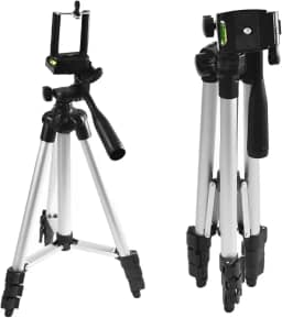 Tripé Profissional Universal Para Celular e Câmera 1,3M Com Bolsa De Transporte Tripod Pedestal Com Regulagem Com Termo de Garantia 9 Meses