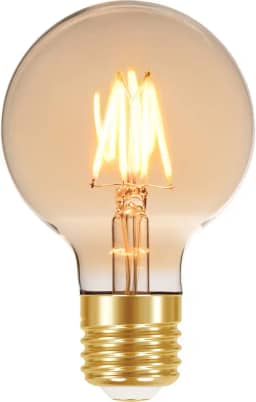 Lâmpada LED Filamento Vintage Globo E27, 4W, Ambar Taschibra G80 11080382