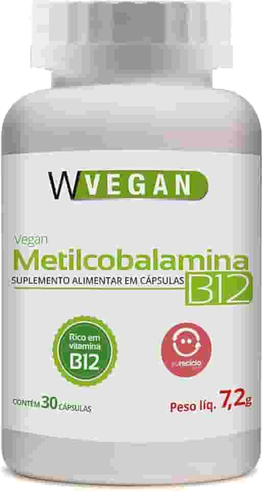 W Vegan Vitamina B12 Metilcobalamina 9 94Mcg 30 Capsulas Wvegan Vegano