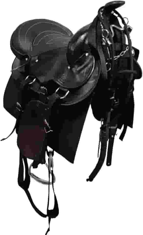 Sela Americana Tradicional para montaria completa para cavalgada passeio montada 16 polegadas