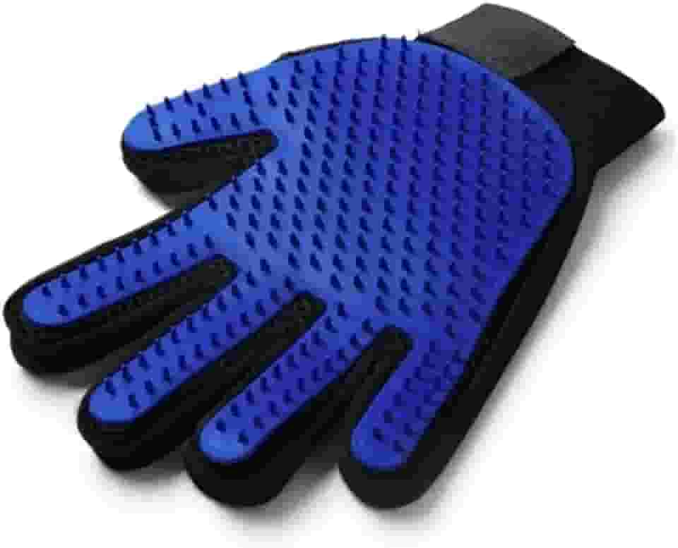 Luva Escova Tira Pelos para Pets – Nano Magnética de Borracha, Remove Pelos de Gatos e Cães com Facilidade e Massagem Suave