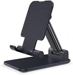 Suporte Para Celular Modelo de Mesa Articulado Ajustável (Preto)