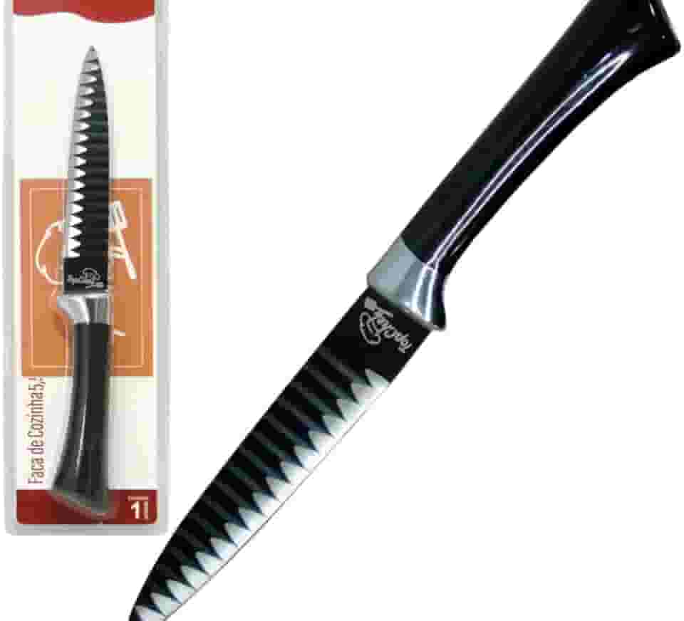 Faca Original Shark 8, ideal para Peixe e Sushi, 8 Polegadas, Lâmina para Corte de Carne e Legumes