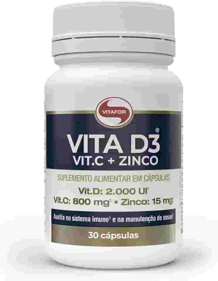 Vitafor - Vita D3 Vit.C + Zinco - 30 Cápsulas