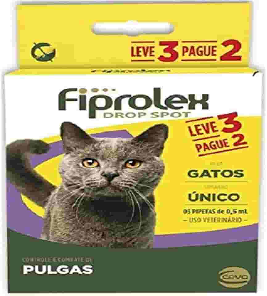 Ceva - Combo Fiprolex Drop Spot Antipulgas para Gatos - 0,5ml