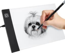 Prancheta de Desenho com Luz LED A4 USB – Mesa de Luz com 3 Níveis de Iluminação, Ideal para Desenho Técnico, Esboços, Desenhistas e Crianças Profissional Mesa Led A4 Desenho Transposição Premium