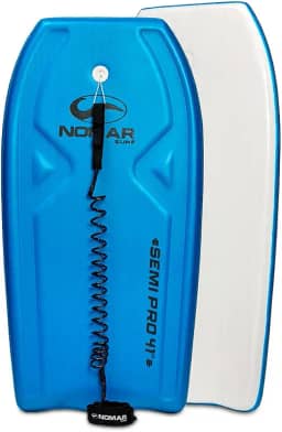 Prancha Bodyboard Semi-Pro 41 Nomar Surf 105cm Azul Com Leash