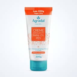 Agradal Creme Esfoliante Para Os Pés 200G
