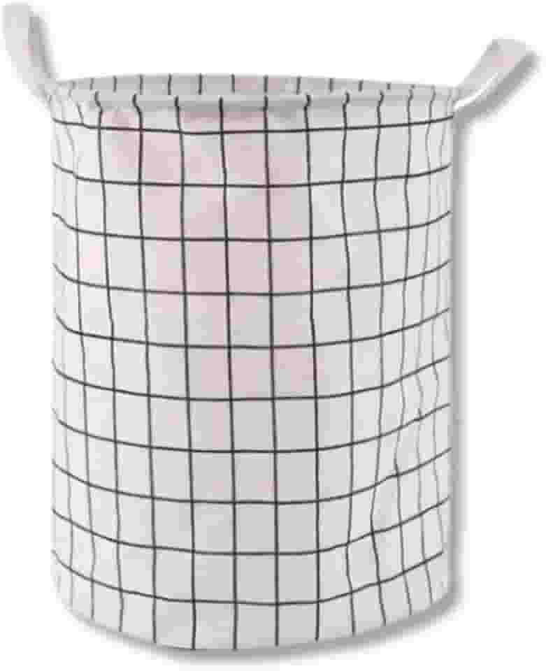 Cesto Dobrável Multiuso 40x35cm em Poliéster Resistente – Organizador de Roupa Suja, Brinquedos e Lavanderia