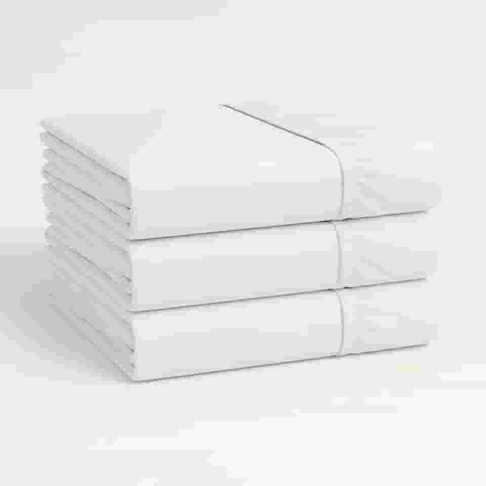 Lençol Berço Menino Menina 130x70 Algodão com Elástico 3Un (Branco, Kit Economico)