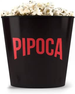 Balde De Pipoca 3,5 Litros - Hora da Maratona - Preto