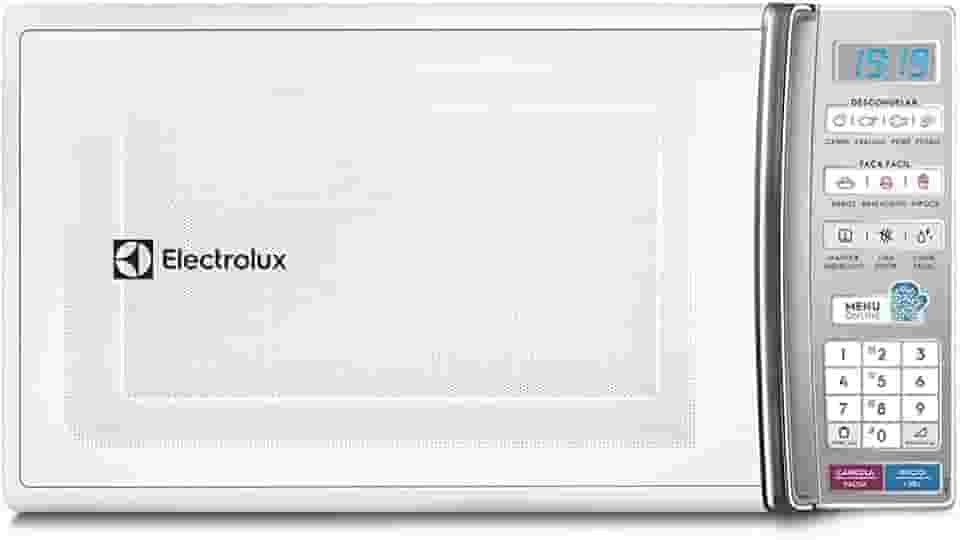 Micro-ondas Electrolux 27L Branco com 55 receitas pré-programadas e Função Tira Odor (MB37R) 127V