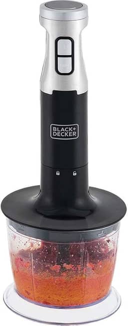 BLACK+DECKER Mixer Mini Processador Vertical 3 em 1, com Design em Inox, Modelo MK600, 110V