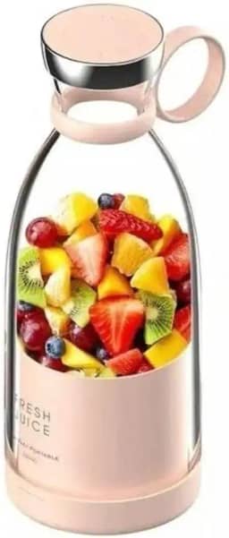 Mini Liquidificador 6 LâMinas PortáTil Usb 420ml EléTrico Copo Liquidificador Portatil RecarregáVel Mixer Processador De Alimentos Blender