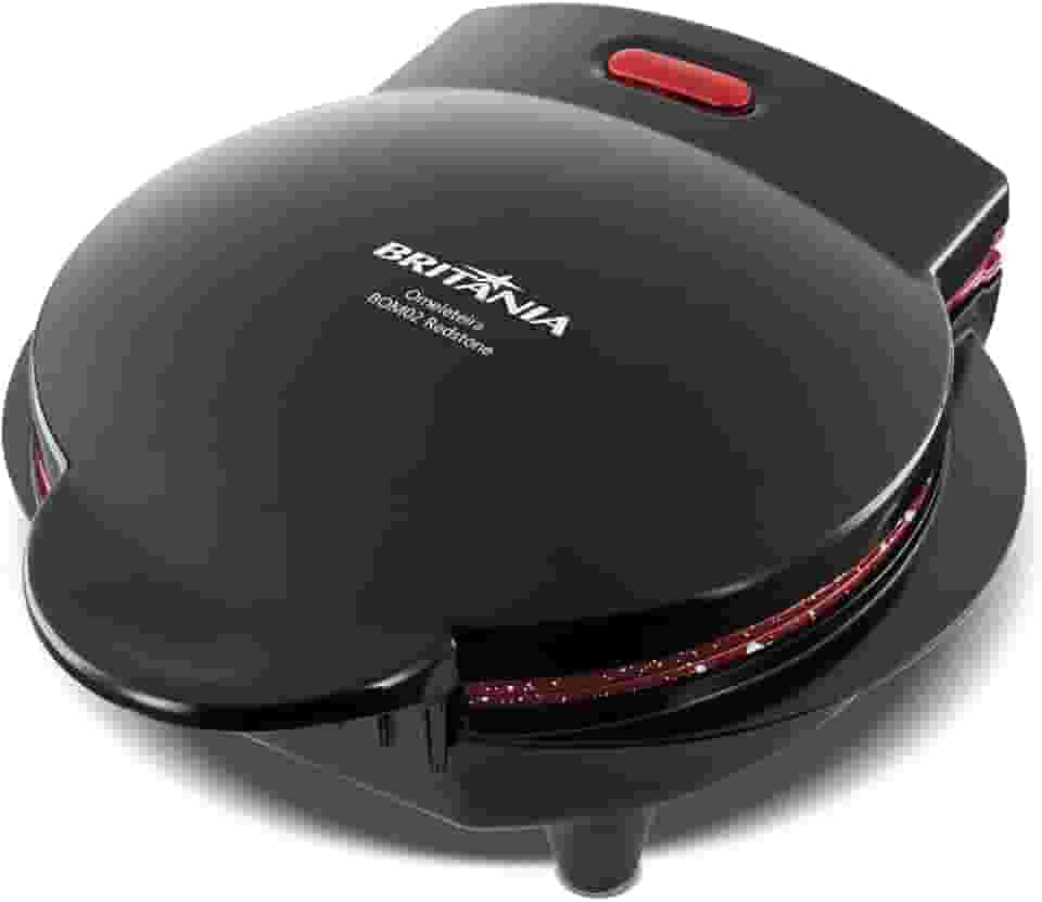 Omeleteira Britânia BOM02P Antiaderente Redstone 750W 127V