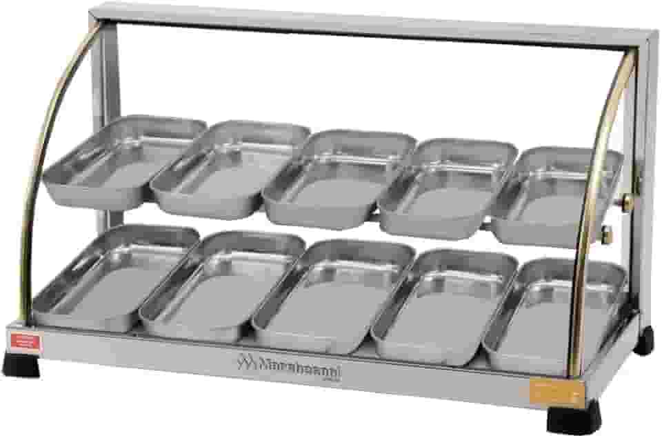 Estufa Curva Dupla 10 Bandejas, 127v, Marchesoni, Ouro Ef.2.211, Inox