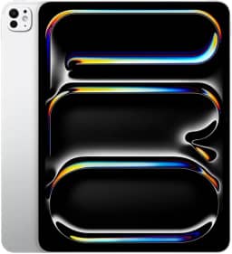 Apple 2024 iPad Pro de 13 polegadas (Wi-Fi, de 256 GB, Vidro convencional) - Prateado (M4)