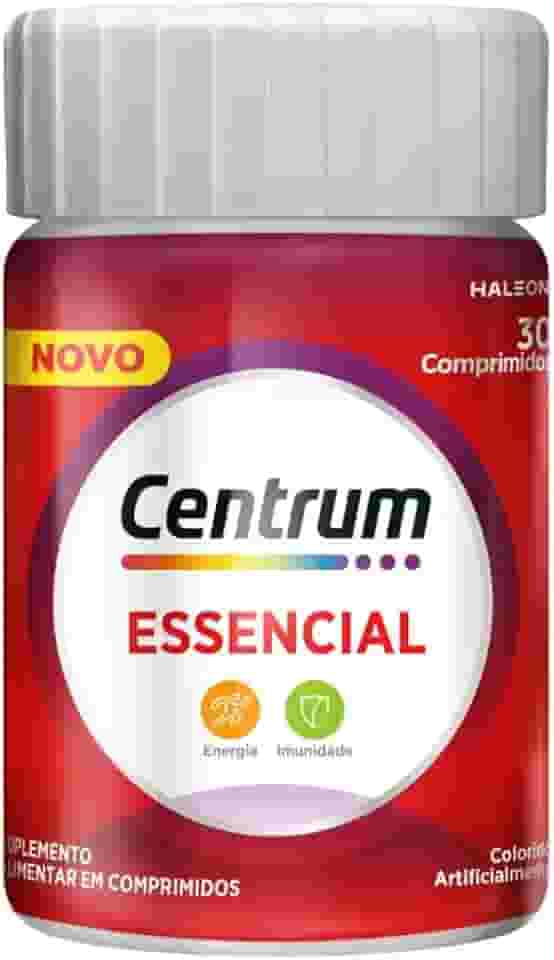 Centrum Essencial Multivitamínico Diário, com Complexo B, Vitamina D, e Magnesio, 30 Comprimidos