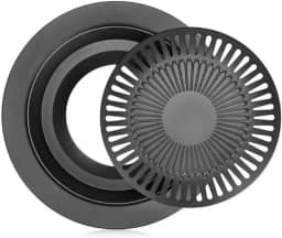 Churrasqueira de Fogão Sem Fumaça, 32 cm, Revestimento Cerâmico, Preta, para Gás/Elétrico/Indução