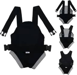 Canguru Click - Bebê Passeio - Suporta Até 15 Kg Preto