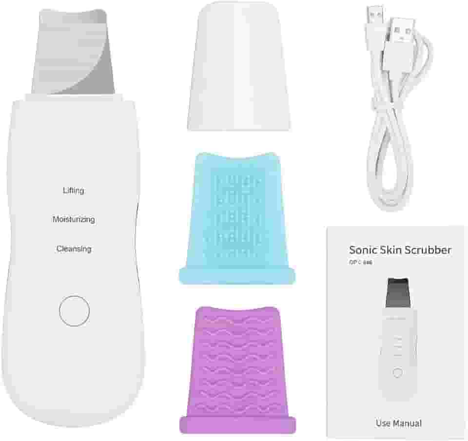 Peeling Ultrassônico 2 Em 1 Limpeza Pele Lifting Ionização