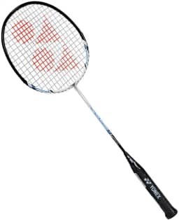 Raquete de Badminton Yonex Muscle Power 2 Branca Preta e Azul