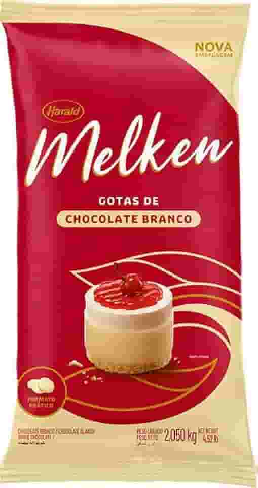 Chocolate Gotas Moeda Branco Melken 2,05Kg
