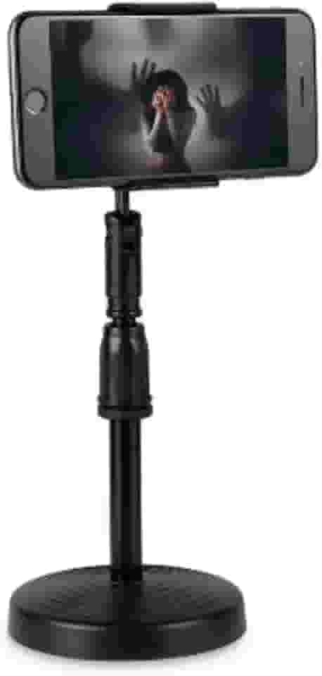 Suporte De Mesa P/Celular Casa Escritório Articulável 360° NO2PROBLEMS Regulável Ideal para Lives