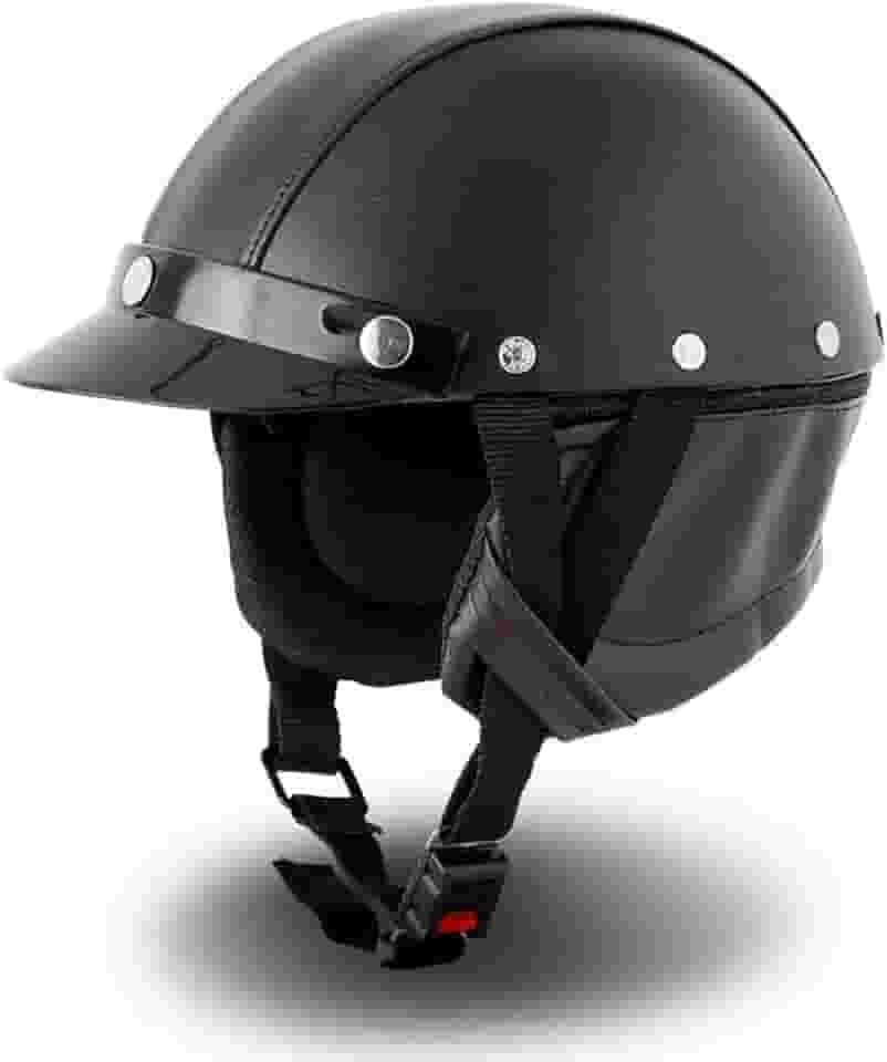 Pro Tork Capacete Custom Coquinho, Preto