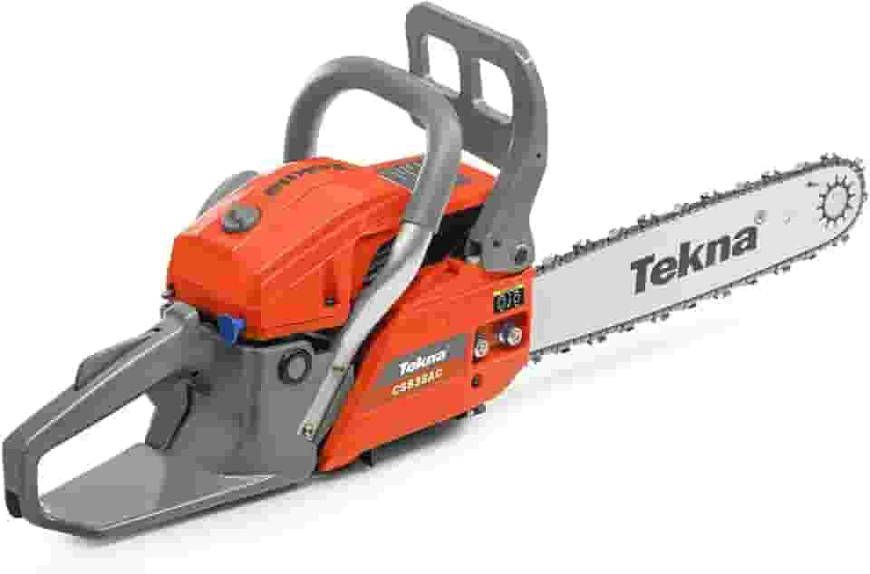 Tekna - Motosserra a Gasolina CS53S16AC | 3,1HP | 50,2 cc | Sabre de 16” e Corrente Oregon – Potência, Segurança e Alta Performance