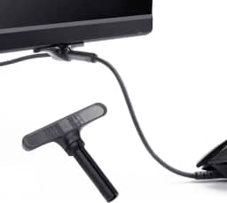 TALONGAMES Sistema de gerenciamento de cabo de mouse para jogos Mini Bungee PC, tamanho super compacto, obtenha mais espaço, fixador de cabo elástico micro mouse para esports/escritório/casa (pacote