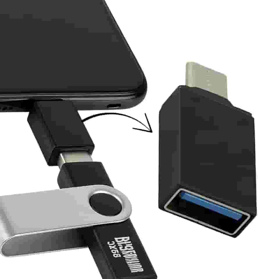 Adaptador OTG USB 3.0 Femea para Tipo C 3.1 Macho