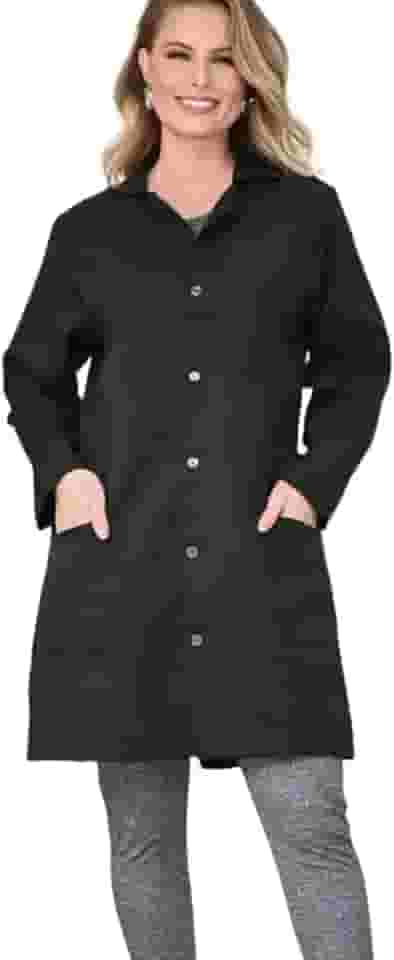 Jaleco Avental Feminino, Malha oxford não amassa.