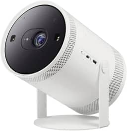 Samsung The Freestyle Projetor Smart Portátil, 30 a 100 polegadas, Plataforma Tizen, Som 360º, Gaming Hub, Bluetooth Branco
