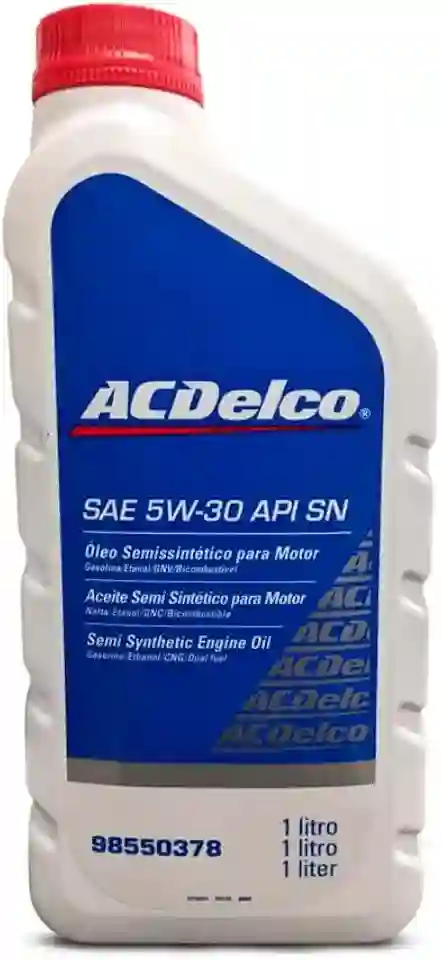 Óleo para Motor AC Delco 5W30 Semi Sintético 1 Litro