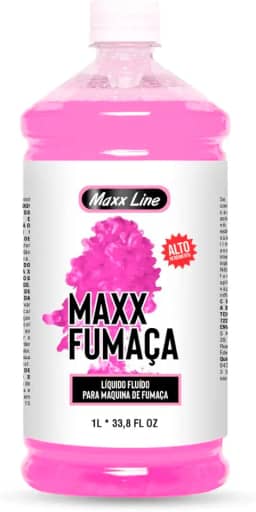 Líquido Fumaça Rosa para Máquina De Fumaça Glicerina Fluído 1 Litro