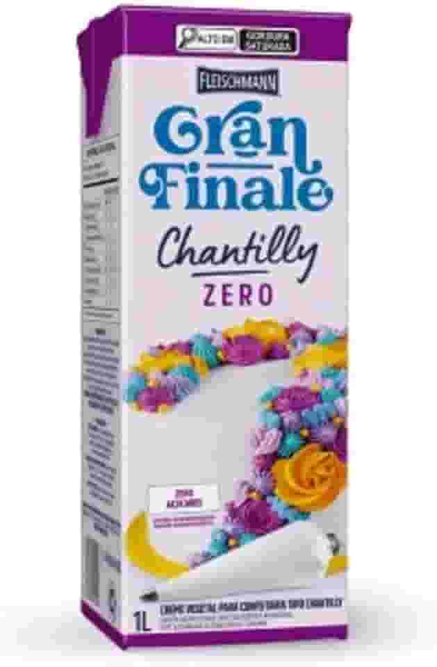 Chantilly Gran Finale Zero Açúcar 1l Fleischmann