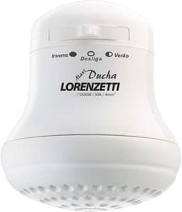 Lorenzetti Chuveiro Elétrico Branco Maxi Ducha, 5500W 110V