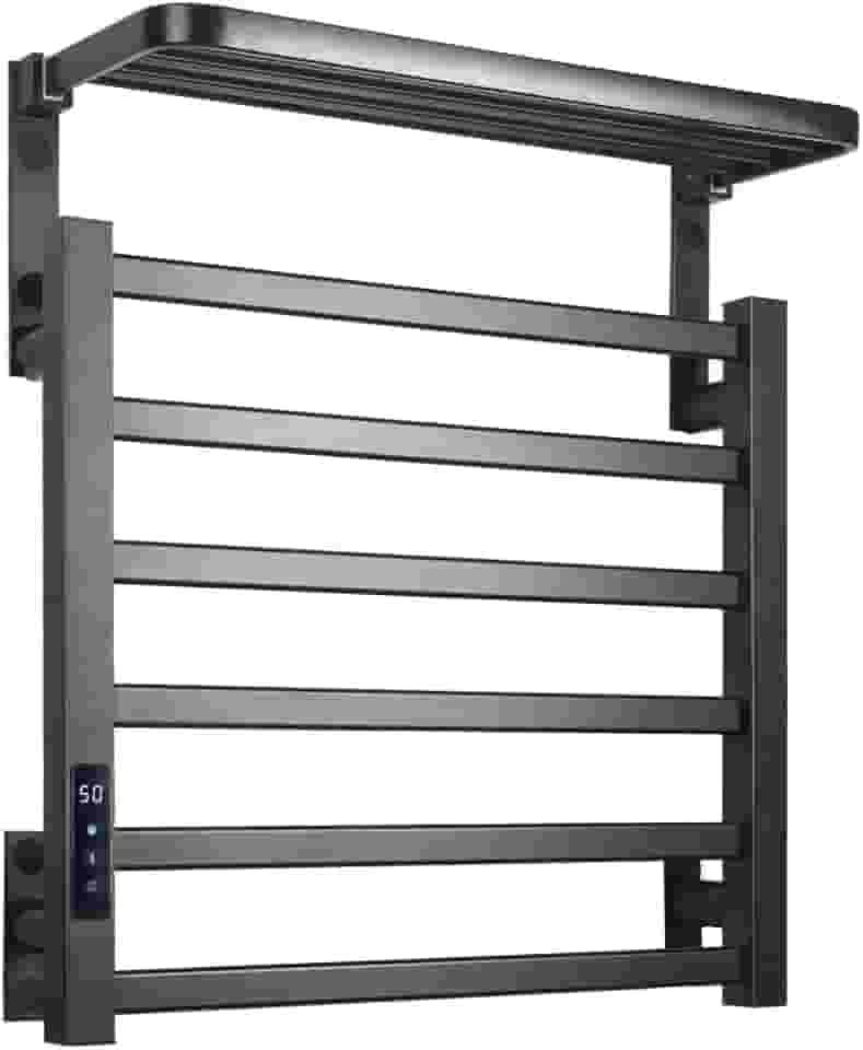 Toalheiro Elétrico Térmico 45x50 cm com Display Digital e Temporizador, 110V (Preto)