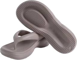 CORFLY Chinelo de dedo Sandália Feminina EVA Macio Ortopédico Nuvem Anabela Anti Chulé Confortável