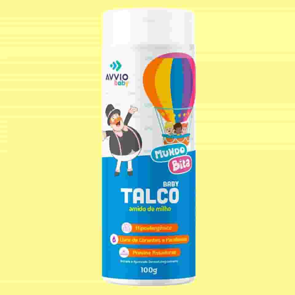 Talco Baby Infantil Assadura Amido De Milho: Mundo Bita 100g