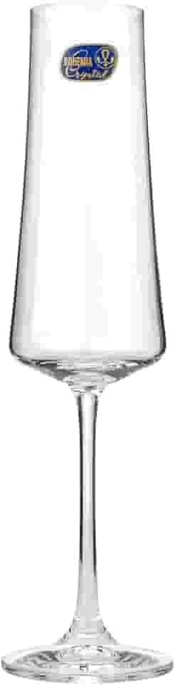 Taça Champanhe 26x7x7cm 210ml Cristal Transp 6p Bohemia Xtra